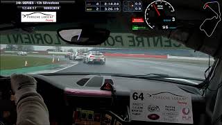 départ Porsche 991 GT3 CUP n°64 Pascal Gibon 12h de SIlverstone 2018 course2