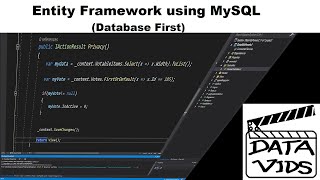 Entity Framework using MySQL (Database First) (EFCore)