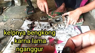 motor lama tidak dihidupkan akibatnya klepnya Bengkong