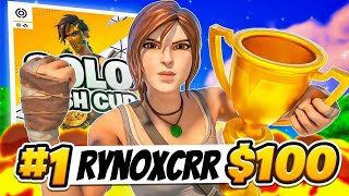 How I Won 100$ In The SOLO VICTORY CUP