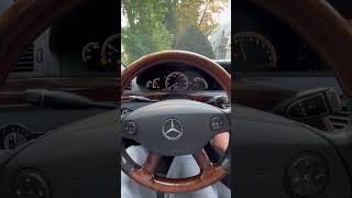 2008 Mercedes s550 4 Matic startup and horn