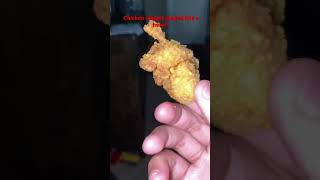 Chicken nugget shaped like heart