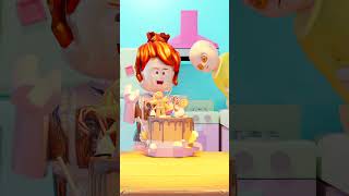 Curious BABY IN YELLOW Ruined the cake 😥🤣 - Roblox RTX 49% MEME