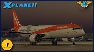 X-Plane 11 - xEnviro 1.15 | Palermo ✈ Milano | Easyjet ToLiss A321neo