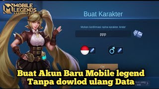 Cara buat akun baru mobile legend