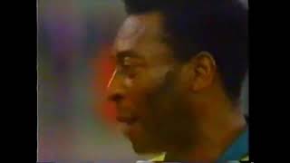 50 anos do Rei pelé ⚽️👑 Brasil 1x2 Resto do Mundo Rede Globo 1990.#futebol #neto