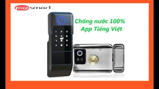 Hướng dẫn cài đặt vân tay mặt sau Khóa cổng vân tay chống nước TTLOCK