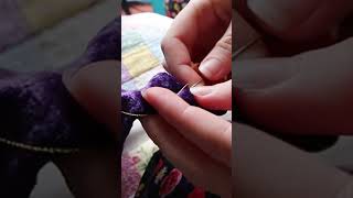 How To Chain Stitch - #shorts #howtosew