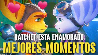 RATCHET ESTA ENAMORADO DE RIVET - Todas Las Escenas | RATCHET & CLANK Una Dimensión Aparte PS5 2021