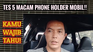 REVIEW LIMA PHONE HOLDER UNTUK MOBIL SIGRA@amirudin4