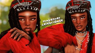 chuva de PREENCHIMENTO LABIAL E LOOKS 💋✨ ( Aysha Makeover)  l The Sims 4 Desafio Da Lama a Fama