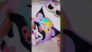 Unbox my cute Kuromi rainbow bag #sanrio #sanriokuromi #kuromi #kawaiistationery