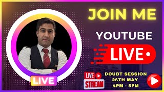 Live Youtube Session / Latest Jobs/  My suggestions for freshers