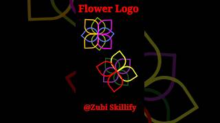 3D Flower Logo tutorial #zubiskillify #youtubeshorts #viral #pixellab #ytshorts