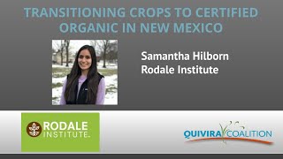 Transitioning Crops to Certified Organic in New Mexico Webinar