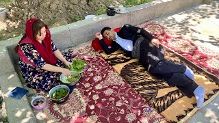 Typical Day of Kurdish Couple | Village Lifestyle | Cooking Dolma