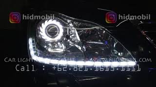 Crown Headlamp Kontes Led DRL dan Audio