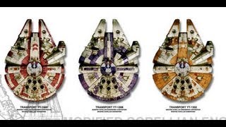 Repainting the Millenium Falcon for the X-Wing Miniatures Game