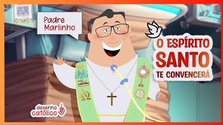 Padre Marlon em desenho animado- O Espirito te convencerá |Arte Piedosa