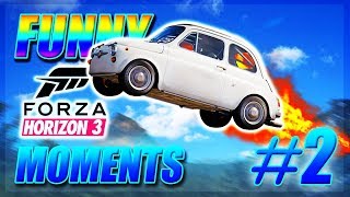 FORZA HORIZON 3 FAILS, STUNTS & FUNNY MOMENTS #2