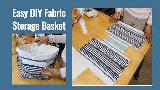 Upcycle A Rug: Make A Storage Basket/ Organizer- Day 10