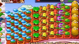 Plants vs Zombies | LAST STAND ROOF I 5 Flags Successfully Defended Full GAMEPLAY