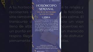 LIBRA Horóscopo Semanal · Del 30 de septiembre al 6 de octubre #libra #horoscopo #horoscope