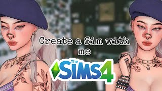 Create a Sim with me! 🖤 || Create a Sim || The Sims 4 🖤🤟🏻