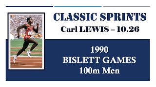 Carl Lewis & Linford Christie - 1990 Bislett Games Oslo 100m Men