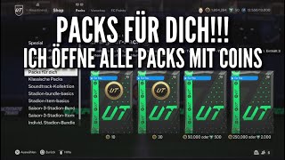 ICH ÖFFNE ALLE PACKS MIT COINS UND ZIEHE…?! 250K & 50K PACK #EAFC24