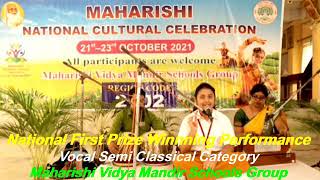 Mohe Panghat Pe | Thumri | Semi Classical | Maharishi National Cultural Meet 2021 | Shreya Garg