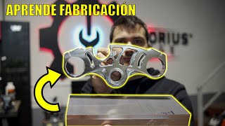 FABRICANDO una TIJA para R1 🔥 | Os enseño cómo! Curso Fusion360 CADCAM #cnc #yamaha #fusion360