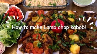 How to make the BEST Lamb Chop Kabob!