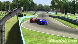 Shane Van Gisbergen (blue) vs Jon Adams (orange) Mustang at Watkins Glen Boot