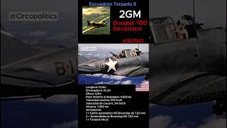 🛩️Aviones de Combate 2ªG.M -  Douglas TBD Devastador | Escuadrón Torpedo🛩️| COLOR |