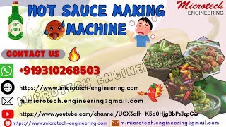 hot sauce making machine, fish sauce processing machine, multi mix sauce processing plant