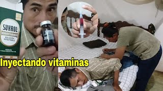 Aura tambien puede inyectar le pondra vitaminas a su maridoy inyecta a toda su familia😱