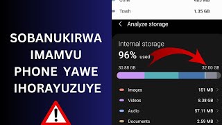 🛑 Gusiba ibintu muri phone bikanga kuvamo || uko wasiba ibintu byanze kuva muri phone yawe