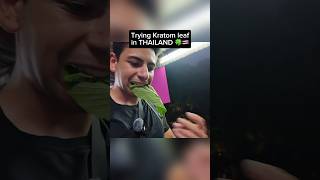 I Tried KRATOM Leaf in Thailand! 🍃🇹🇭