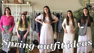 What I’m wearing this spring | 10 trendy spring outfit ideas with thrifted clothes