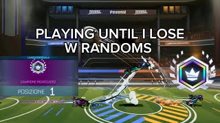 Top 1 Playing 2v2's Until Lose With Randoms | Rocket League Sideswipe