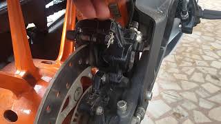 RC 390 ABS sensor wire chewed by Dog!!