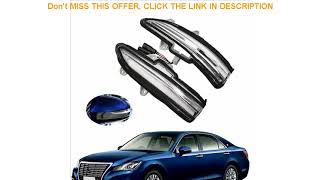 For Toyota Crown 2013-2018 AWS210 Car LED Dynamic Turn Signal Light Side Rear View Mirror Sequenti