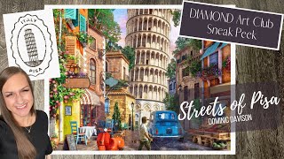 Diamond Art Club Sneak Peek “Streets of Pisa”🇮🇹 by Dominic Davison