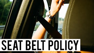 Seat Belt Policy