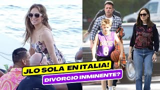 ¡JLo viaja sola a Italia 🇮🇹💔! ¿Fin de su relación con Ben Affleck? 🤔🚨