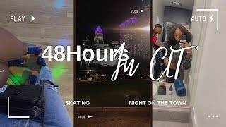 48 Hours In Charlotte || Night out | Skating | Train ride || Life Of Neak ||