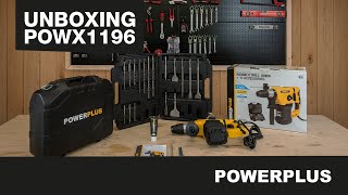 POWERPLUS - Unboxing der POWX1196 Bohrhammer