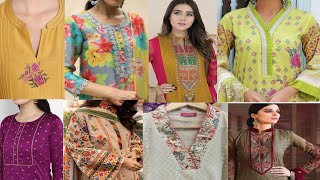 latest Eid wear dress designing ideas for girls|| outstanding Nack and sleeves designs