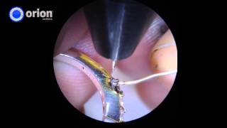 Orion Welders - Retip a Prong (Microscope POV)